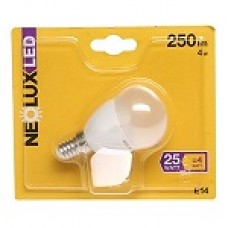 LED OSRAM SYLVANIA CL P LED NEOLUX, 4W/827 Е14,2700K - ТОПЛО БЯЛО,240V,250lm